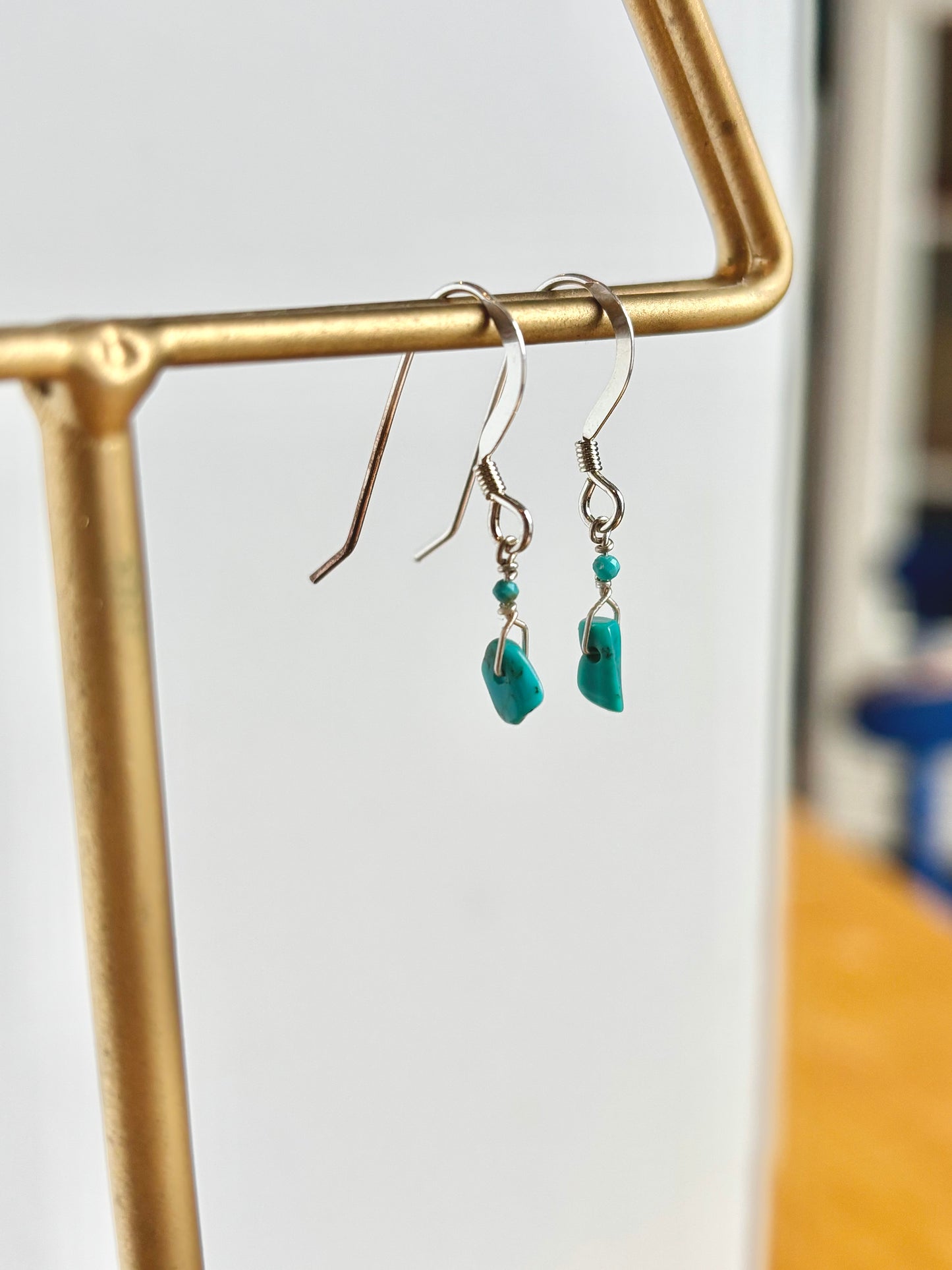 Turquoise Micro Earrings