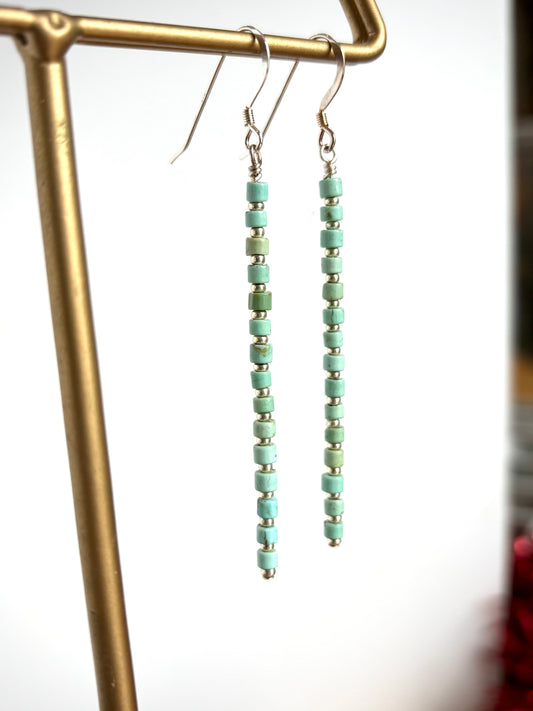 Turquoise Stick Earrings