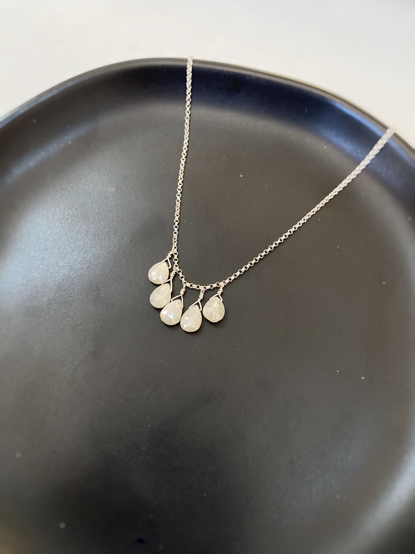 Silverite Briolette Necklace