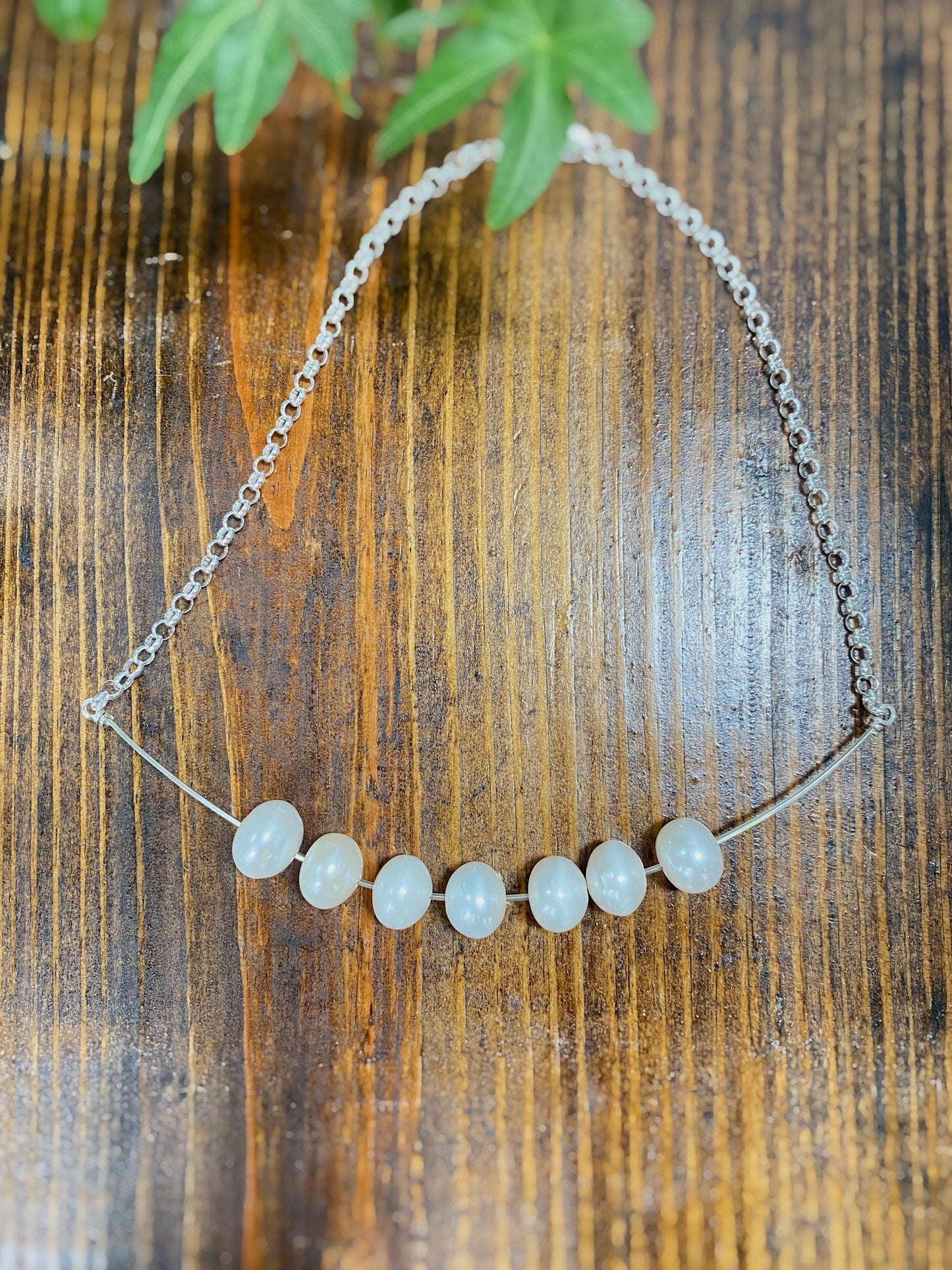 Large Freshwater Pearl Chain Necklace