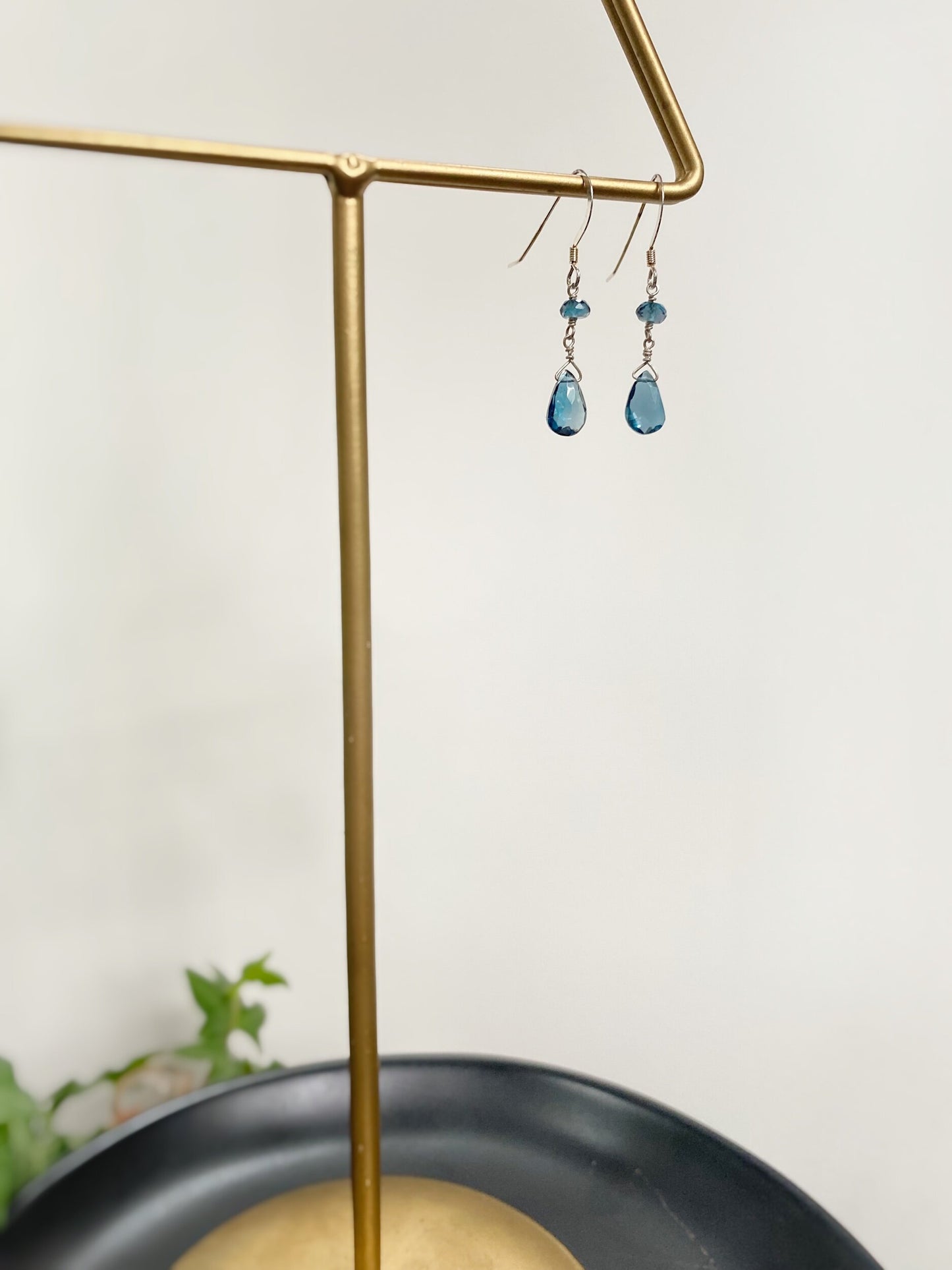 London Blue Topaz Teardrop Earrings