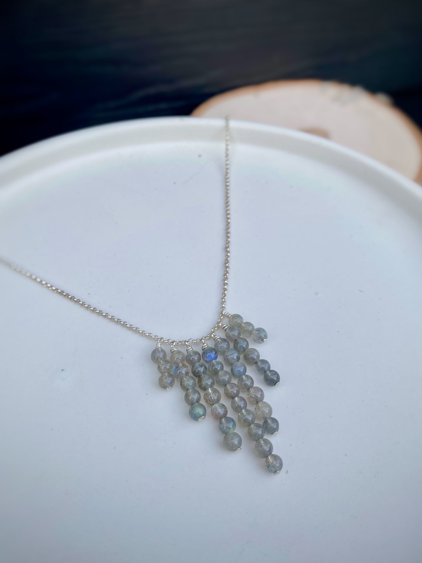 Labradorite Fringe Necklace