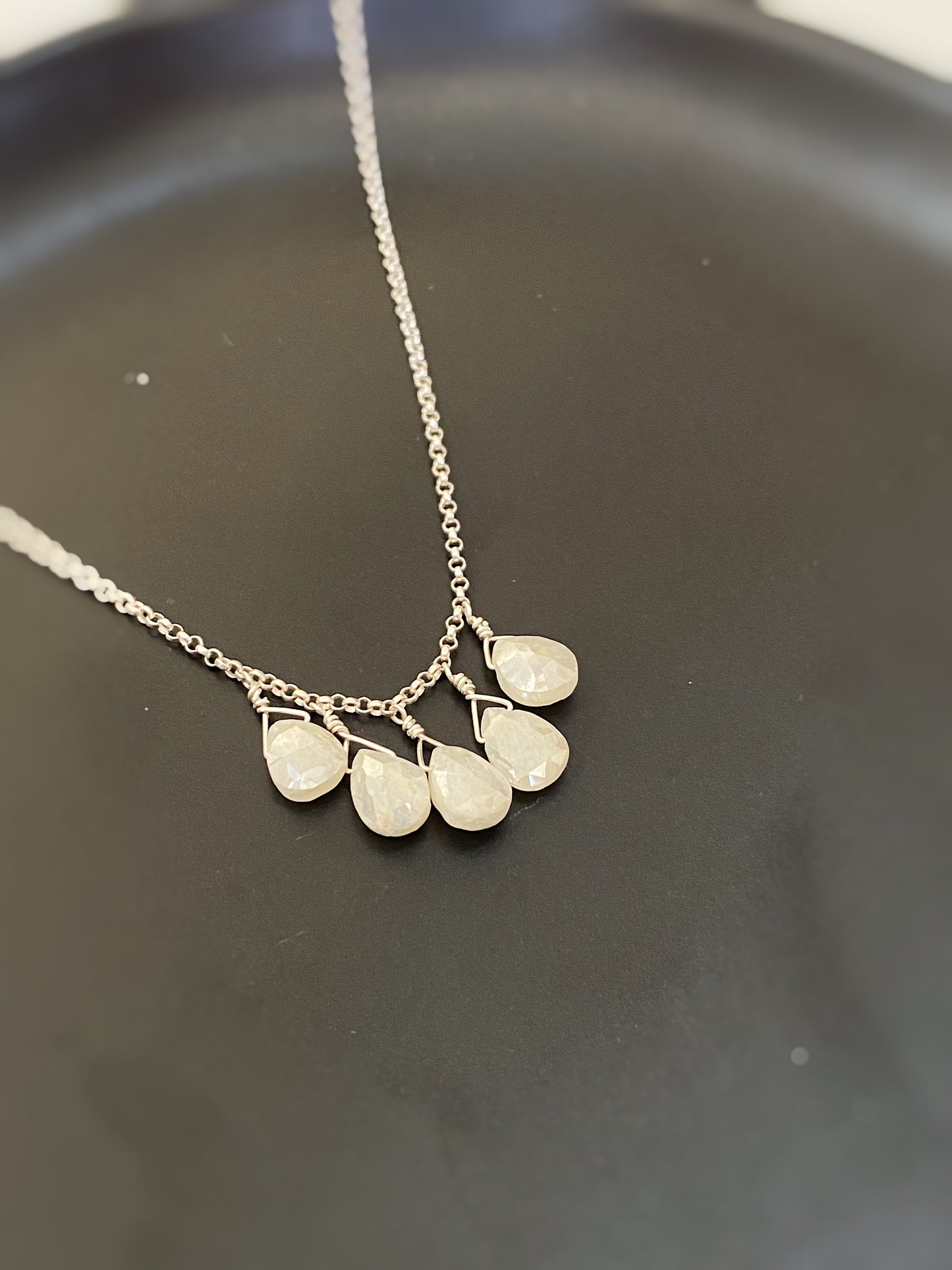 Silverite Briolette Necklace