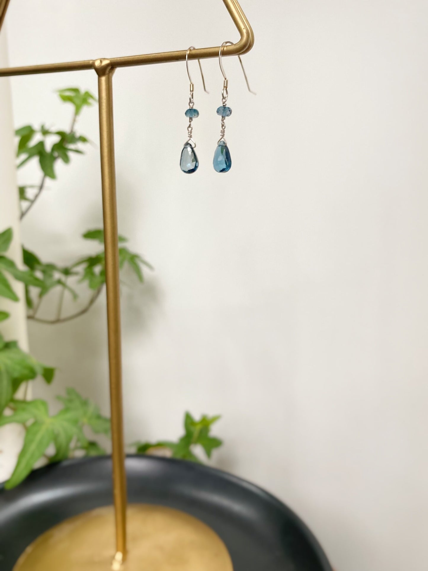 London Blue Topaz Teardrop Earrings
