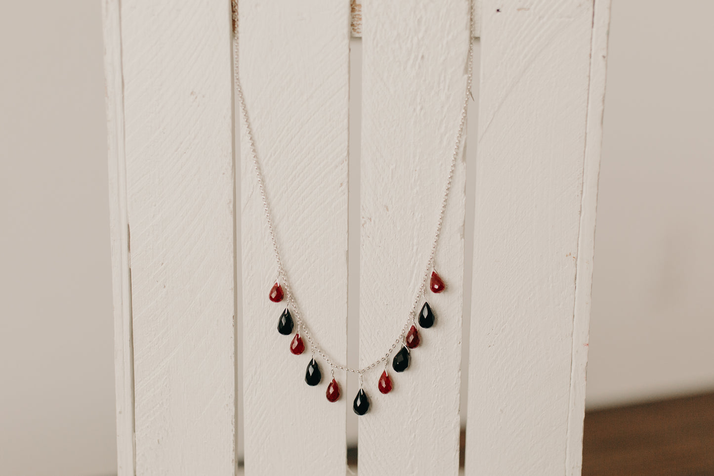 Ruby & Black Onyx Necklace