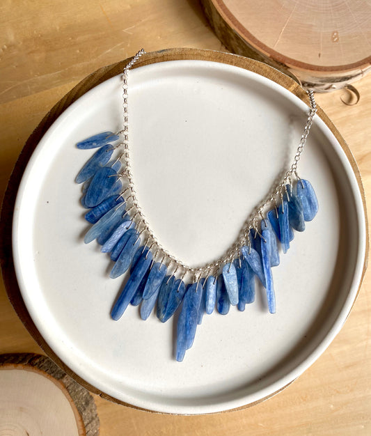 Kyanite Collar Necklace