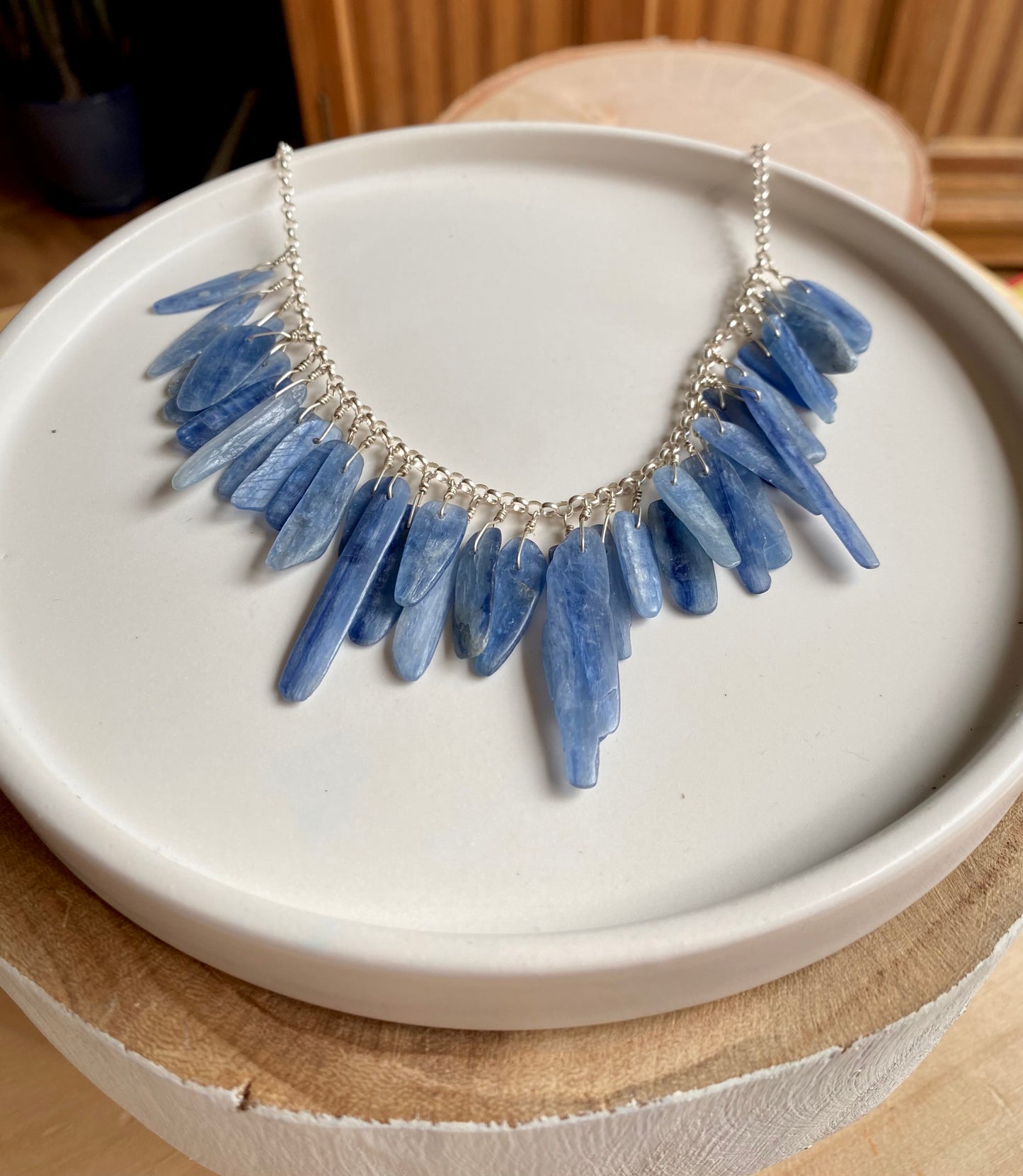 Kyanite Collar Necklace